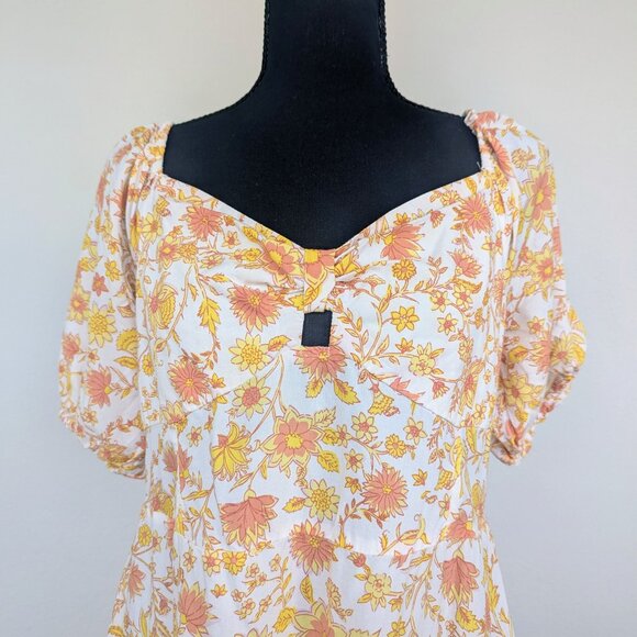 Billabong | XL | Floral Light Weight Summer Spring Mini Dress - Picture 3 of 8